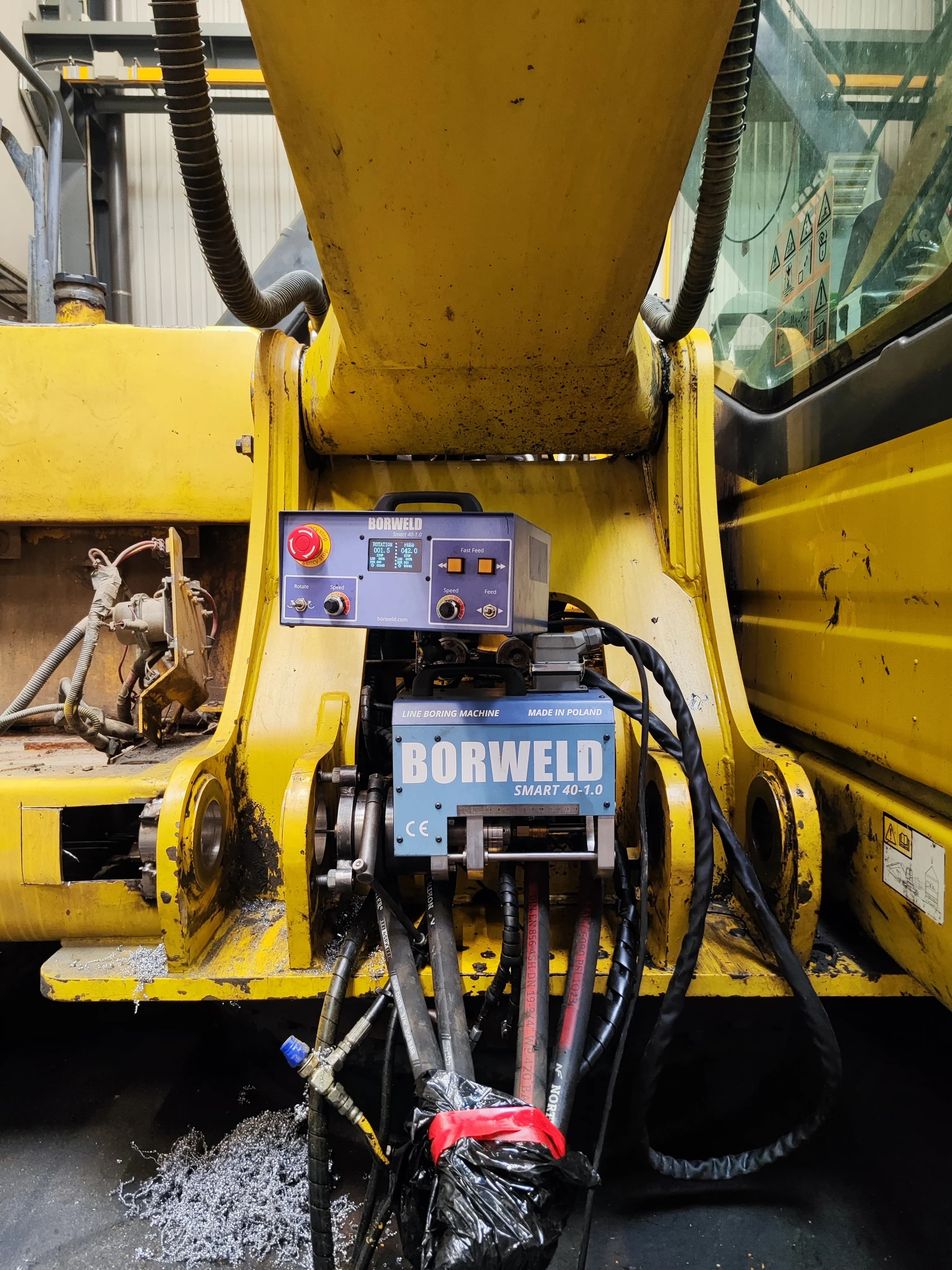 Prometal Serwis – stanowisko wytaczarki BORWELD